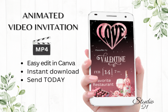 Create a Memorable Valentine's Day Invitation in Minutes