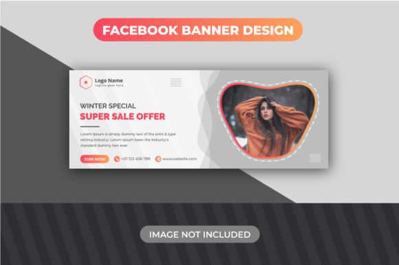 Design Your Winter Super Sale Facebook Banner
