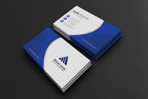 Elevate Your Brand with This Blue Business Card Template