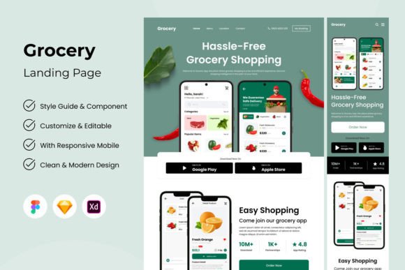 Grocery V2: A Fresh Interface for Modern Food Delivery