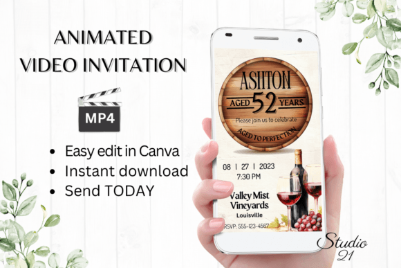 Wine Birthday Invitation: A Toast to Effortless Celebration Design